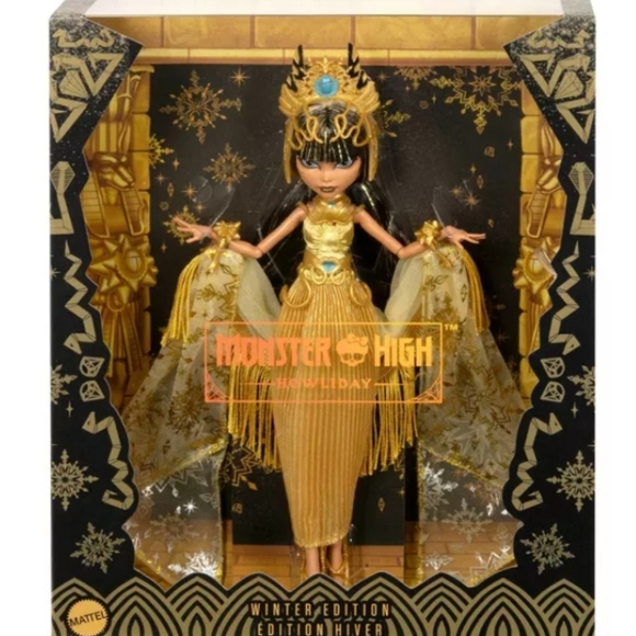 🙍🏼♂️⬇️Monster High Howliday Winter Cleo Doll - Picture 6 of 7